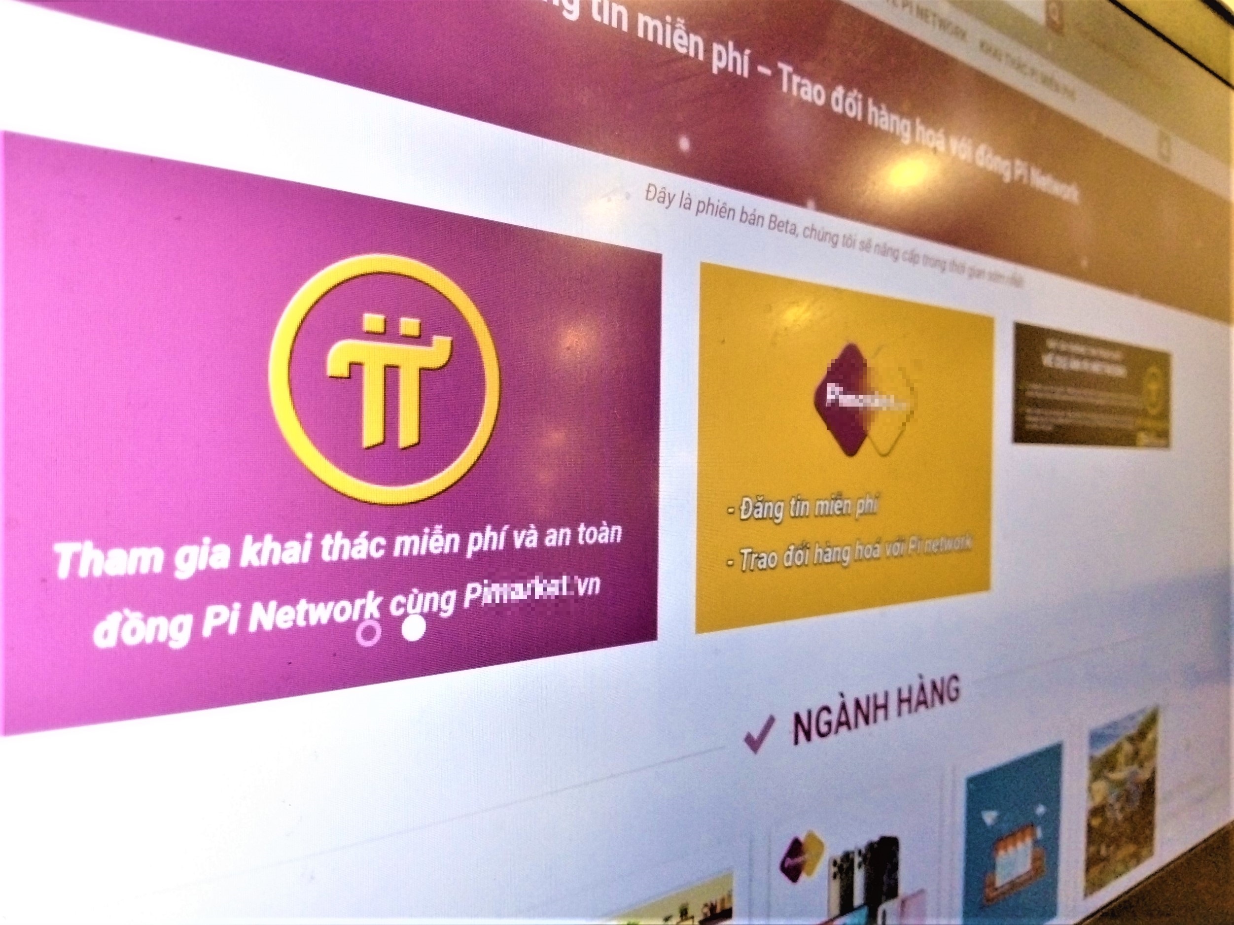 Xuat hien website mua ban do dien tu bang Pi tai Viet Nam hinh anh