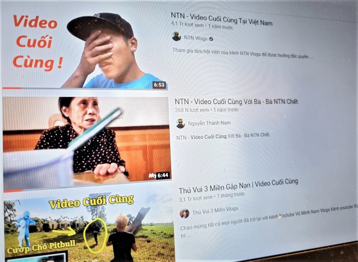 Trao luu 'xoa clip',  'video cuoi cung' cua YouTuber Viet anh 2