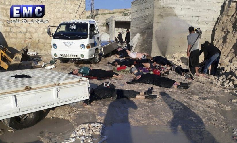 tấn công hóa học ở Syria ảnh 2 tan cong hoa hoc o Syria anh 2