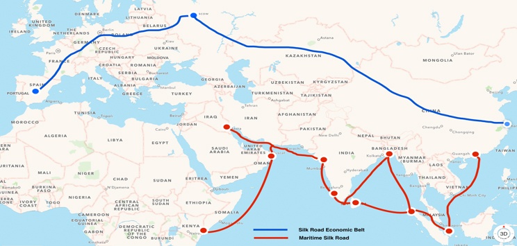 con đường tơ lụa mới của Trung Quốc ảnh 2 con duong to lua moi cua Trung Quoc anh 2
