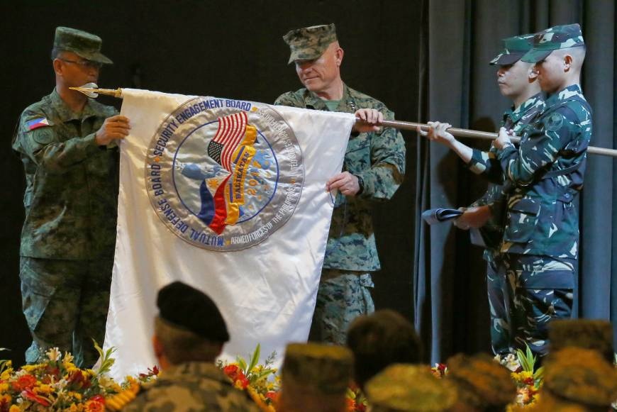 tập trận Mỹ và Philippines ảnh 1 tap tran My va Philippines anh 1