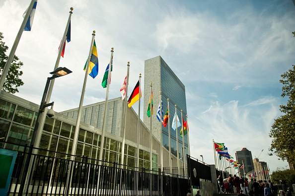 Ben trong Tru so Lien Hop Quoc o New York hinh anh