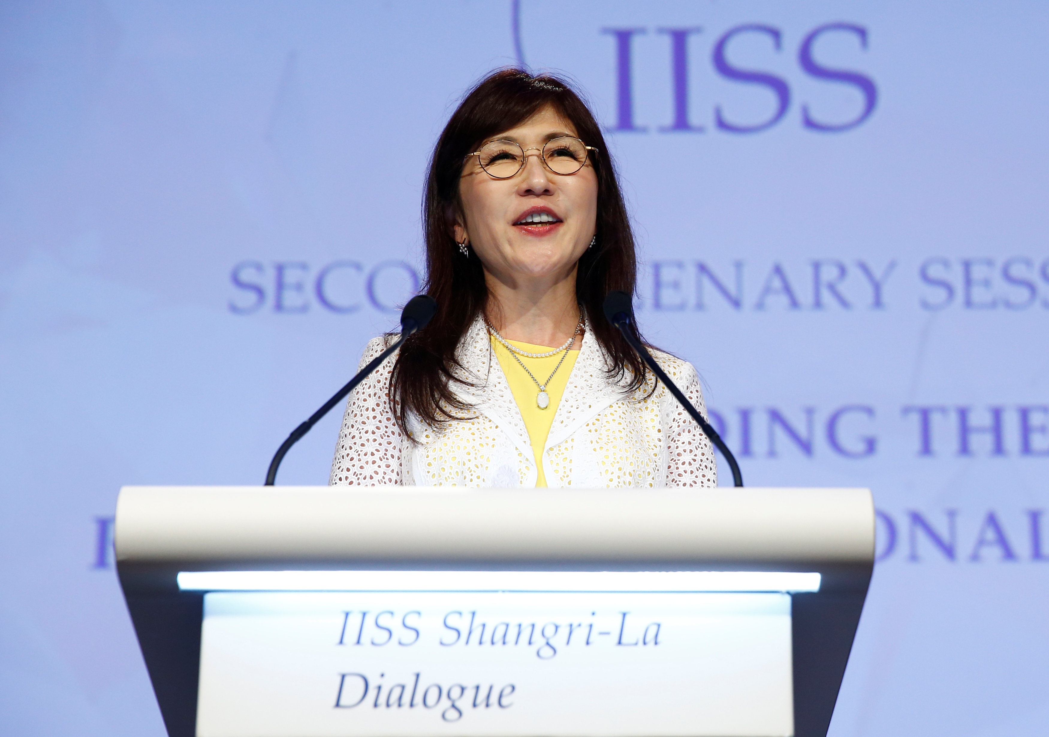 Bo truong Quoc phong Nhat ung ho dung moi bien phap doi pho Trieu Tien hinh anh