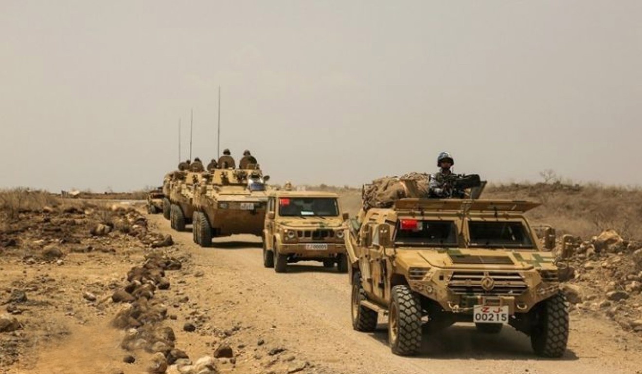 Trung Quoc tap tran o Djibouti anh 2