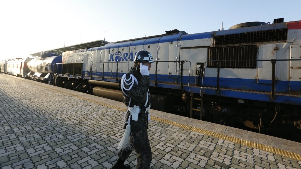 đoàn tàu liên Triều ảnh 2 doan tau lien Trieu anh 2