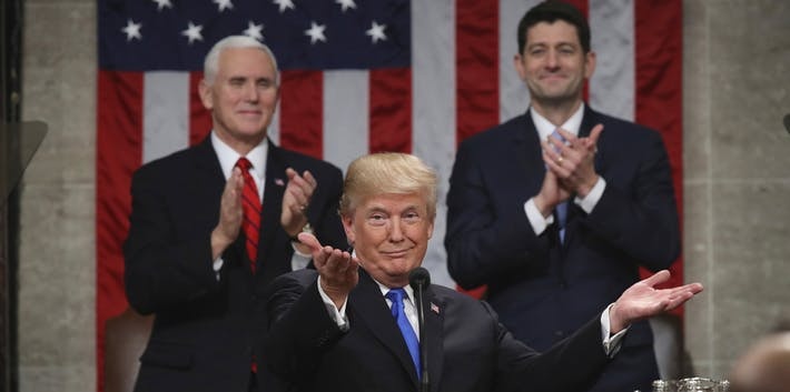 Trump đọc thông điệp liên bang ảnh 3 Trump doc thong diep lien bang anh 3