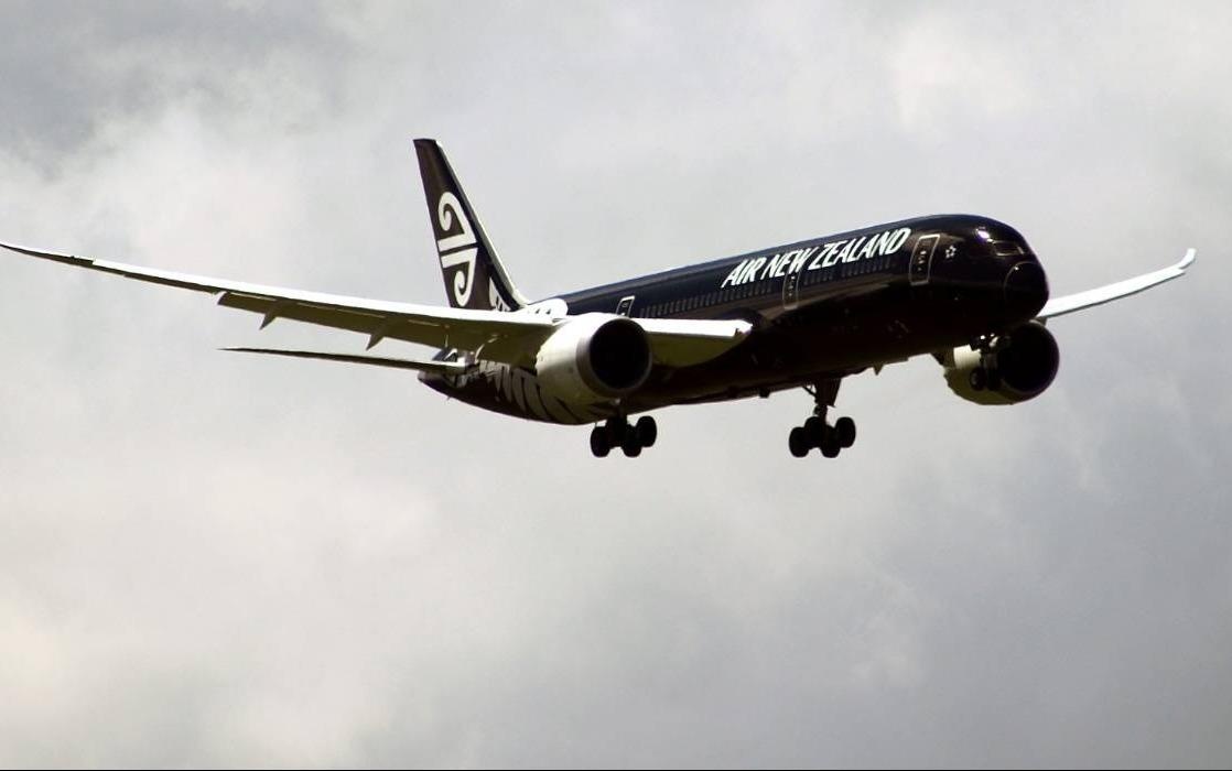 May bay New Zealand buoc phai quay dau o TQ vi khong duoc phep ha canh hinh anh