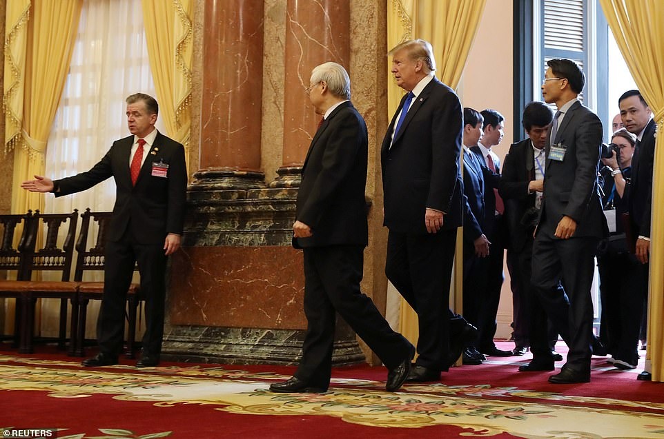 Trump Kim Hanoi anh 8