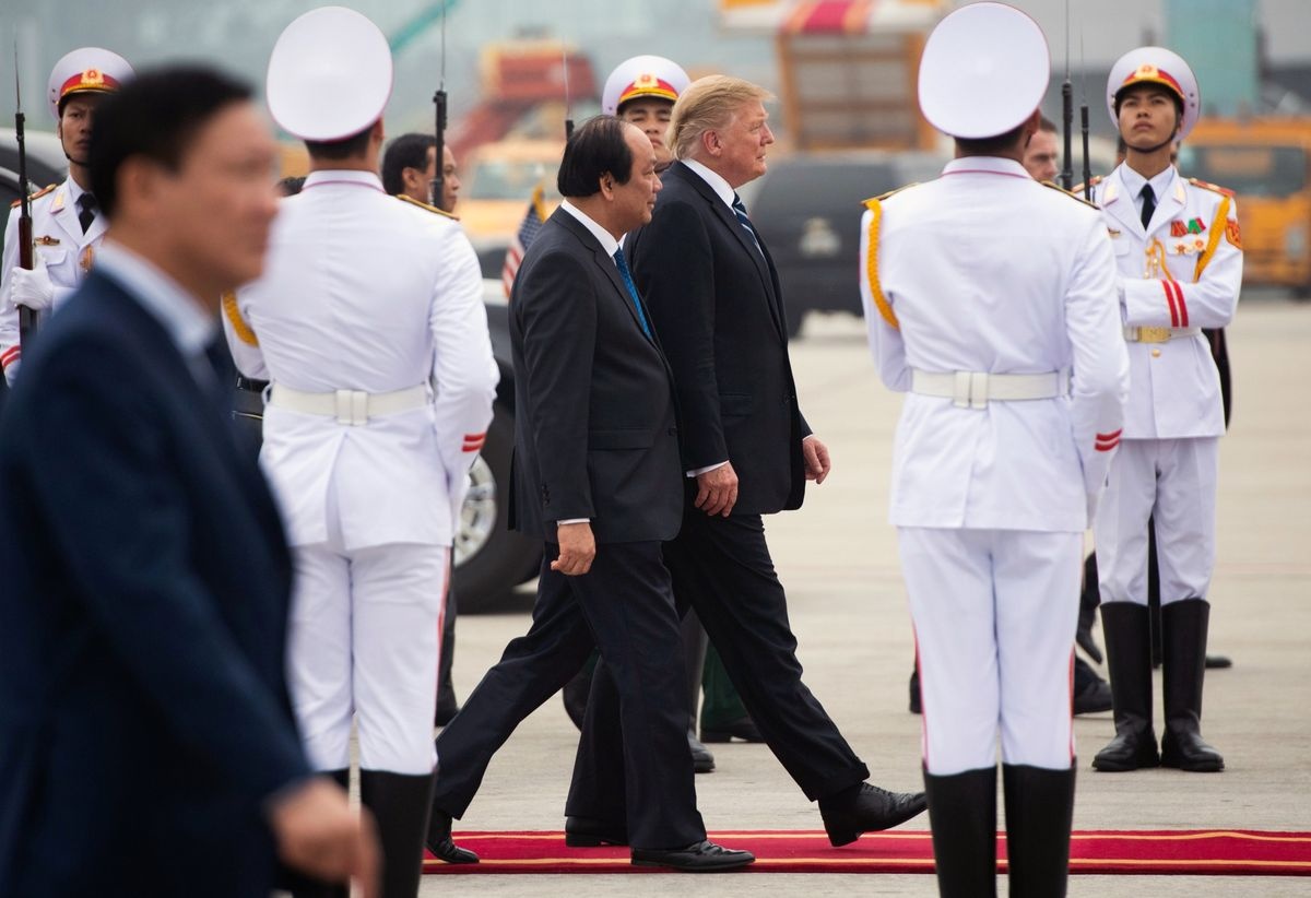 Trump Kim Hanoi anh 1