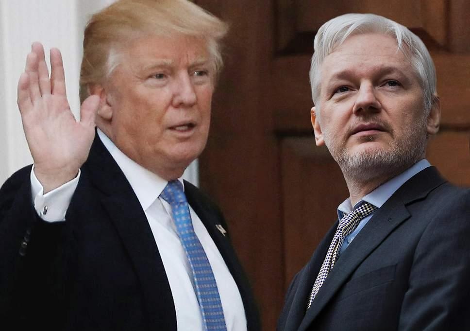 Assange bi bat, TT Trump bat ngo 'ru bo tinh yeu' voi WikiLeaks hinh anh