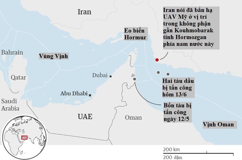 Iran bắn rơi máy bay Mỹ ảnh 2 Iran ban roi may bay My anh 2