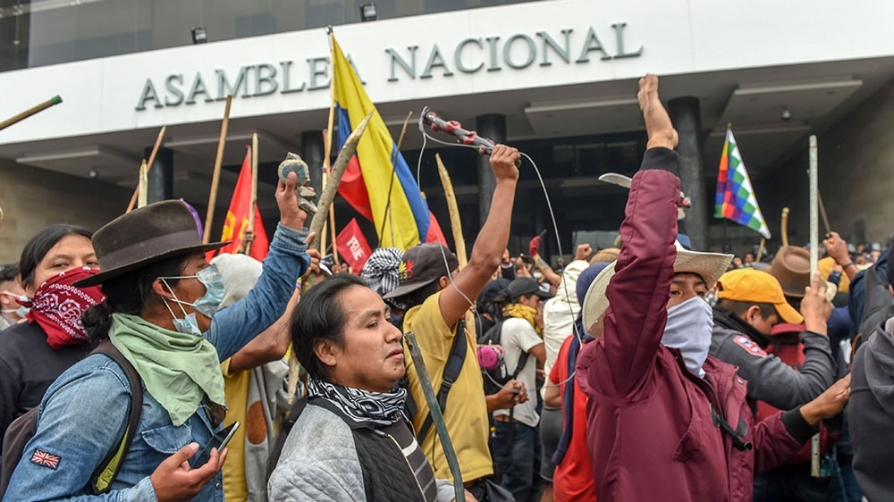 bieu tinh o Ecuador anh 4