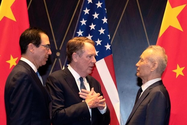 Thoa thuan My - Trung be tac viec chon noi ky ket hinh anh