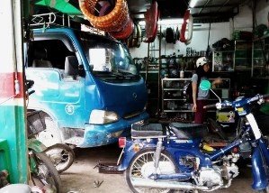 ôtô tải tông nhiều xe máy ảnh 1 oto tai tong nhieu xe may anh 1