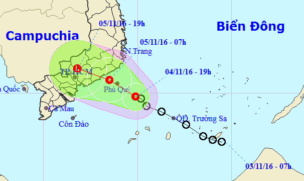 Ngay mai ap thap nhiet doi do bo, Sai Gon co the mua lon hinh anh