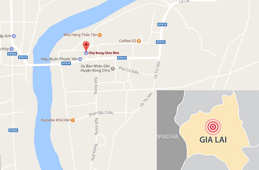 Chay cho trung tam huyen Kong Chro anh 3