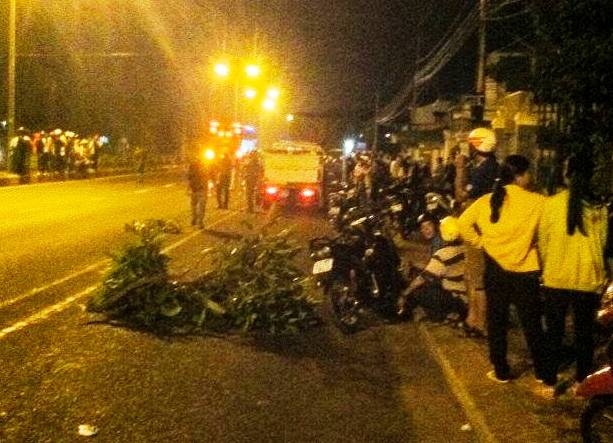 Chiến sĩ công an tử vong sau tai nạn ảnh 1 Chien si cong an tu vong sau tai nan anh 1