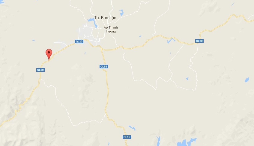 Quốc lộ 20 biến thành sông ảnh 3 Quoc lo 20 bien thanh song anh 3