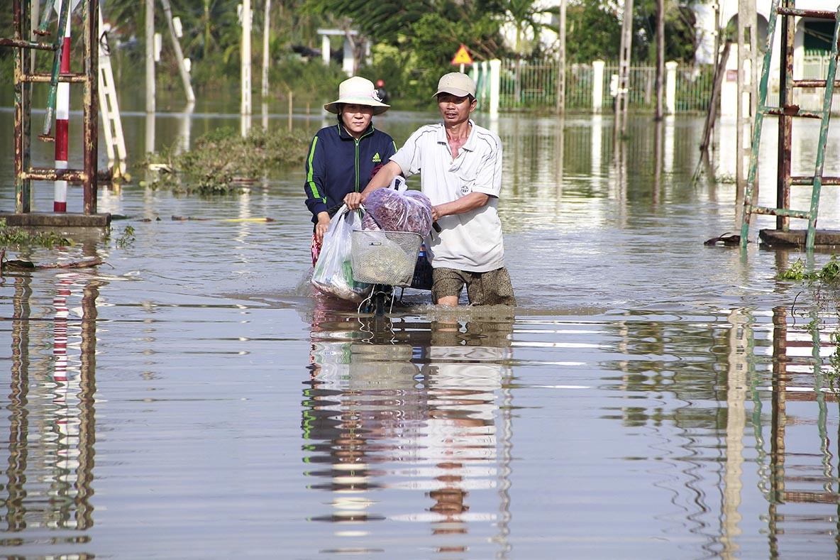 Sau bao so 12, nguoi Ninh Hoa song trong lut hinh anh