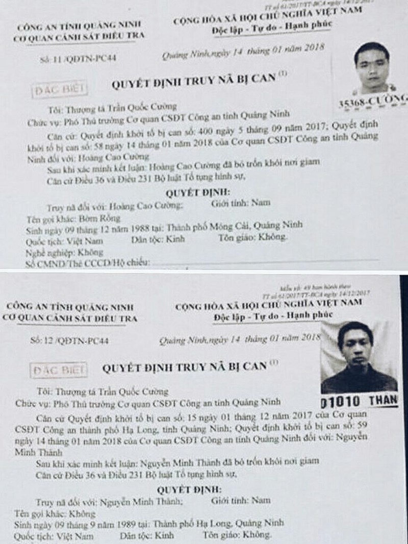 Hai bi can bo tron khi tri benh anh 1