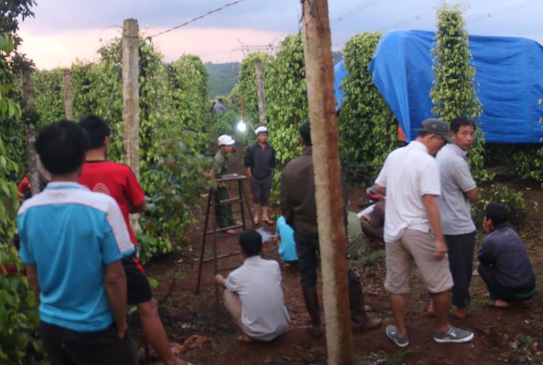 Nguoi dan ong chet trong ray anh 1