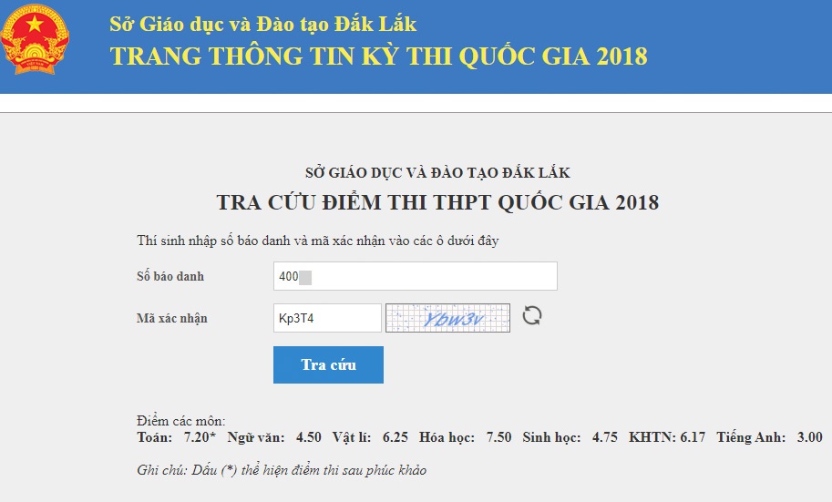 Thi sinh o Dak Lak tang tu 0,6 len 7,2 diem sau phuc khao mon Toan hinh anh