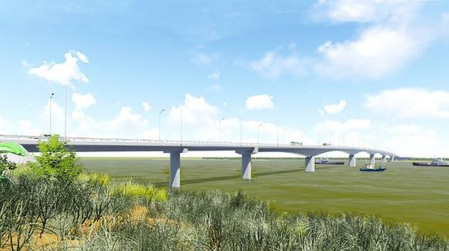 Xay cau nghin ty bac qua song Lam hinh anh