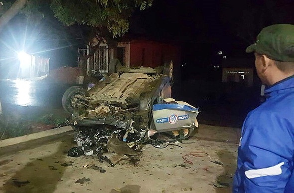 Taxi gay tai nan 3 nguoi chet anh 1