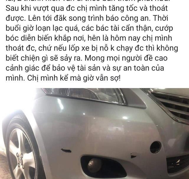 Nữ tài xế bị bắn ảnh 1 Nu tai xe bi ban anh 1