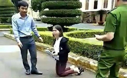 Nu giao vien quy truoc UBND tinh de nop don xin tiep dan hinh anh