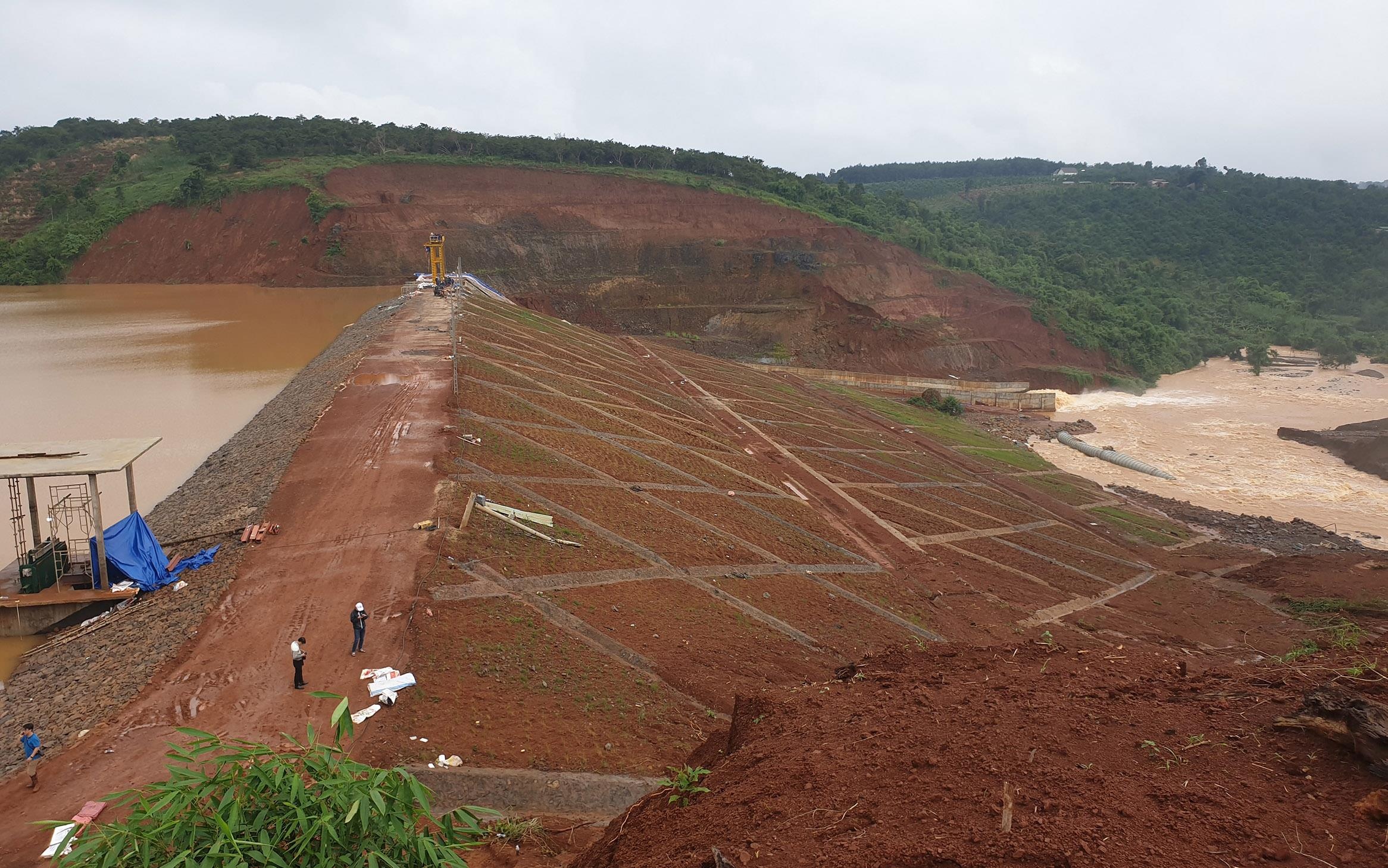 Nguy cơ vỡ thủy điện Đắk Kar ảnh 1 Nguy co vo thuy dien Dak Kar anh 1