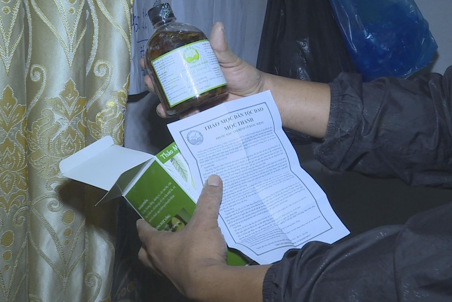 9X san xuat hang nghin chai thao duoc khong nguon goc hinh anh