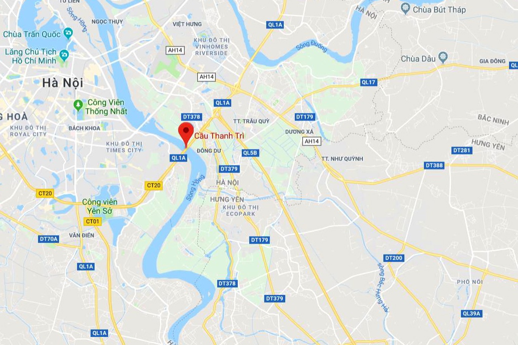 Container gay tai nan tren cau Thanh Tri anh 3