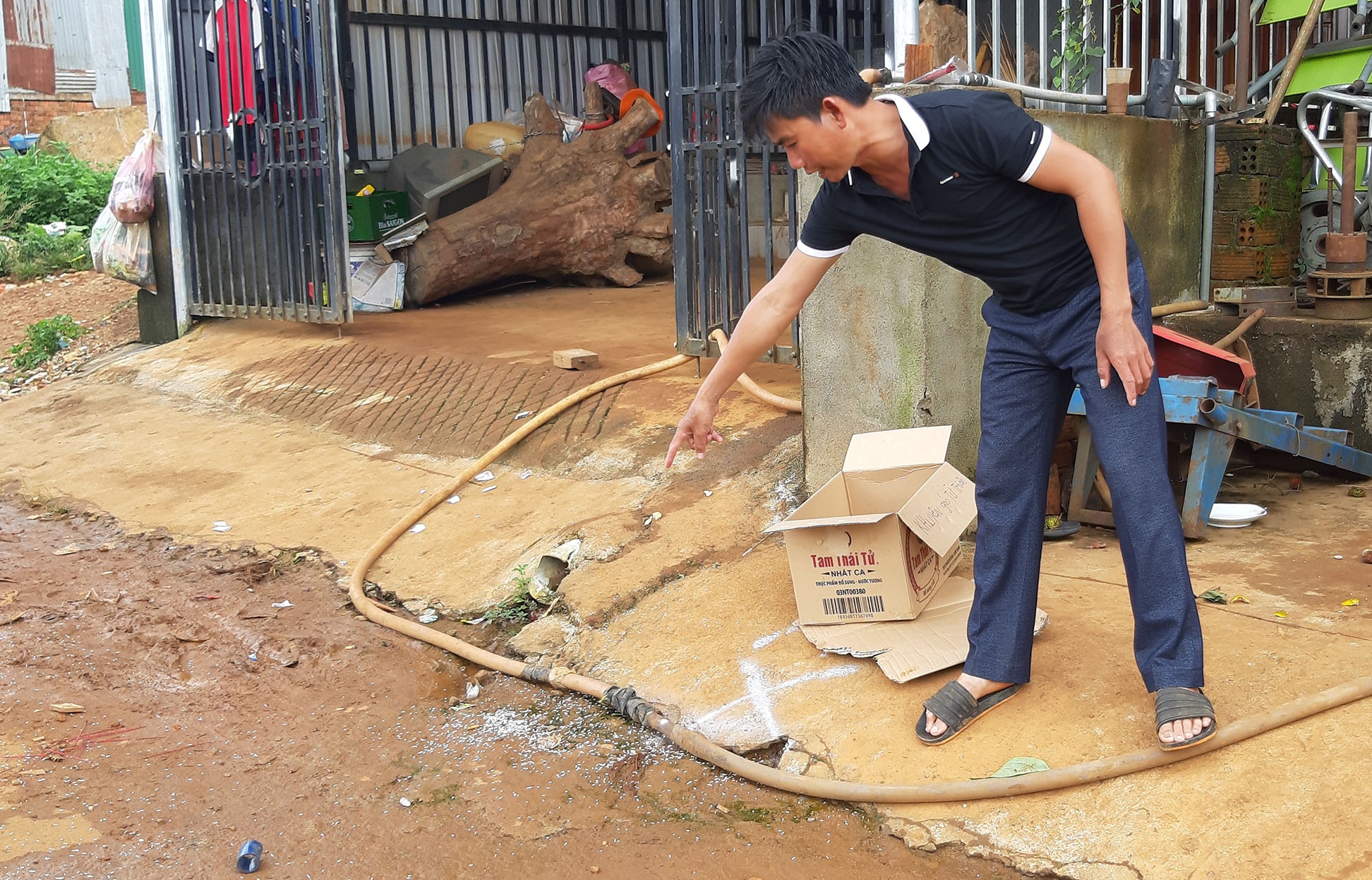 Nhan chung ke luc 2 hoc sinh bi dien giat tu vong hinh anh