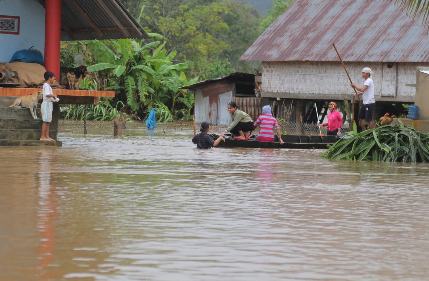 Hang tram ngoi nha bi ngap anh 2