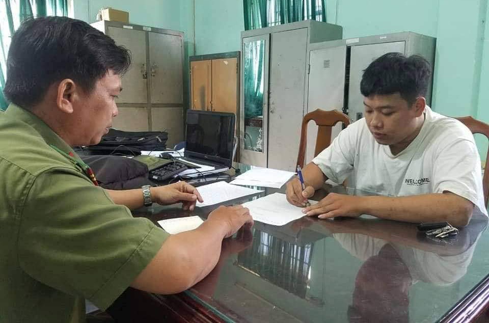 Cong an lam viec voi nguoi dang tin sai ve virus corona o Vung Tau hinh anh