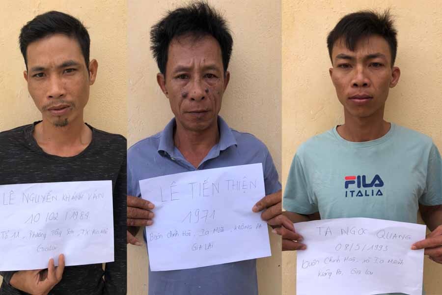 Bat nhom cuong doat tien cua thuong lai mua dua hau hinh anh