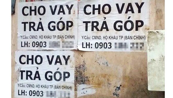 Triet pha 2 nhom cho vay nang lai hinh anh