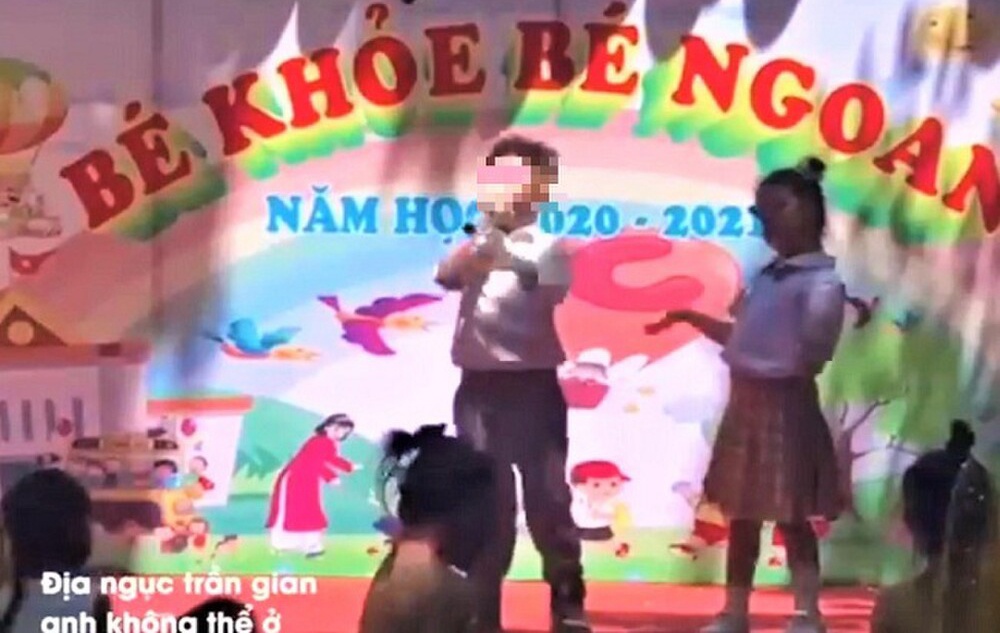 Rut kinh nghiem vu tre mam non hat bai nguoi lon tren san khau hinh anh