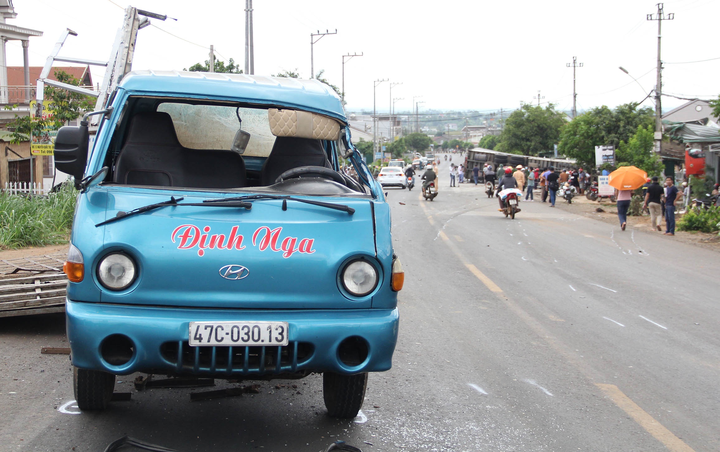 xe tai gay tai nan lien hoan anh 1