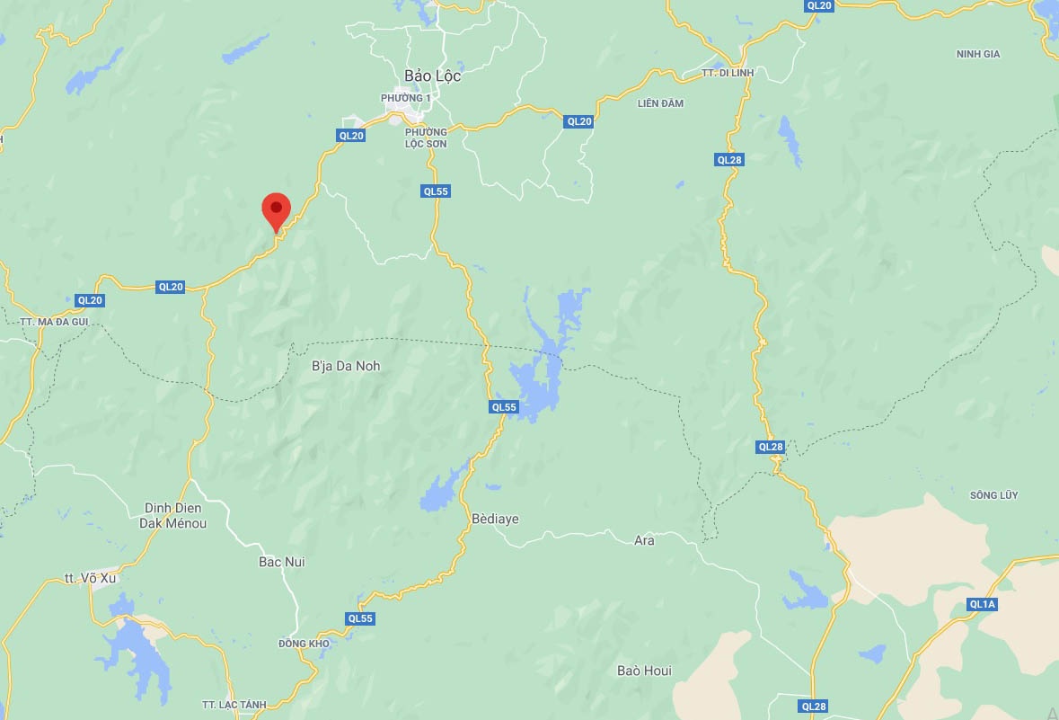 Lat xe tren deo Bao Loc anh 2