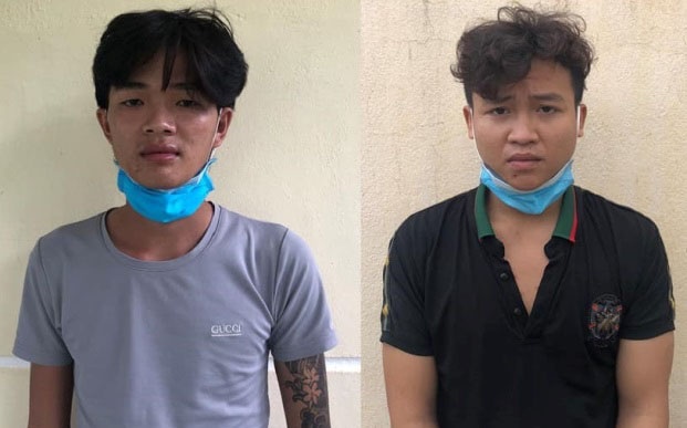 Hai thanh nien nem bom xang vao choi gac khu cach ly hinh anh
