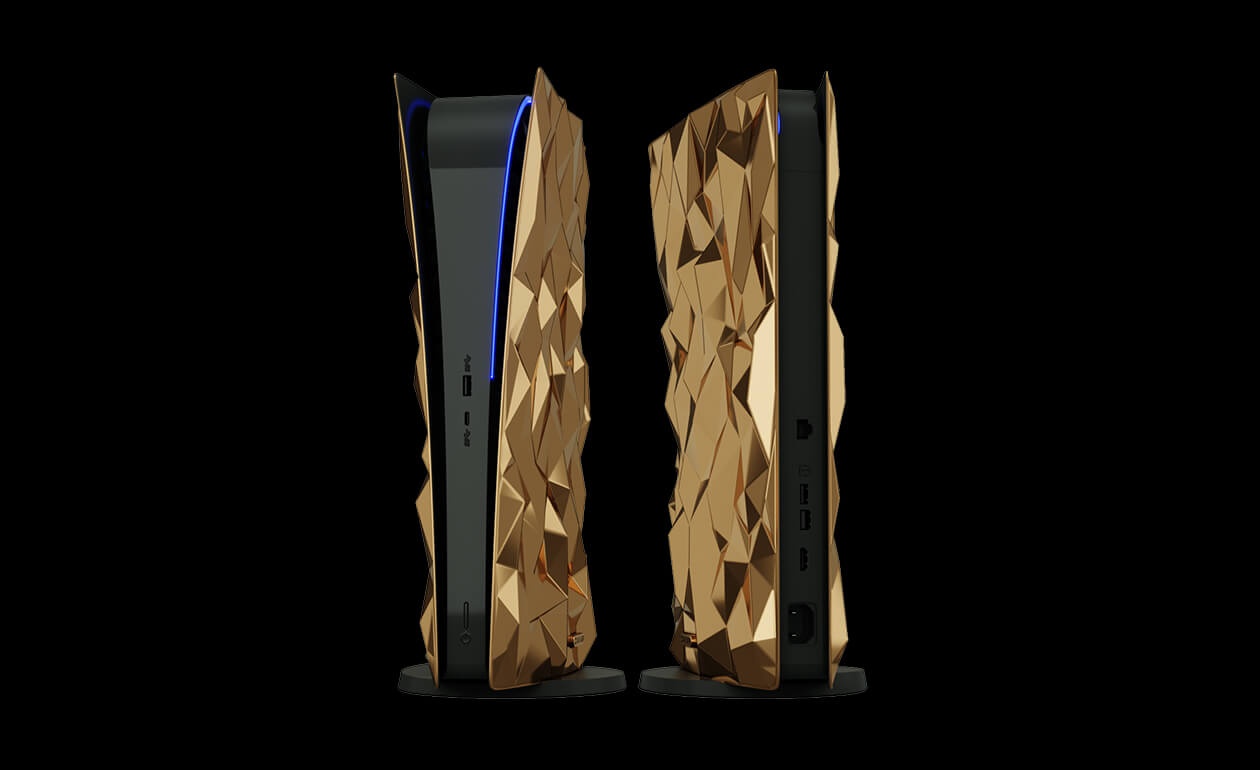 Bo PS5 dap 20 kg vang gia trieu USD trong ra sao? hinh anh