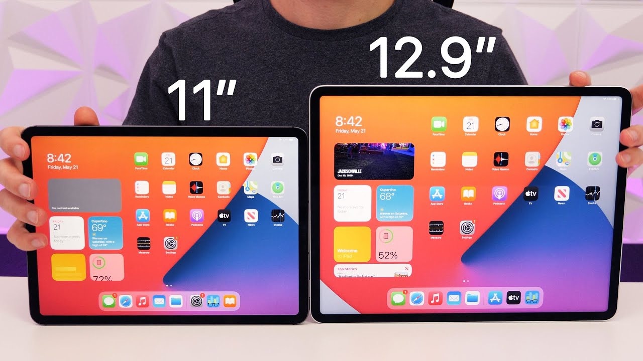 Nen chon iPad Pro ban 11 inch hay 12,9 inch? hinh anh