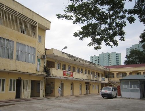 Sự vắng lặng đầy ám ảnh tại Bệnh viện 09. Ảnh: NT