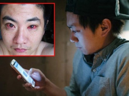 Xem dien thoai trong bong dem co bi ung thu mat? hinh anh