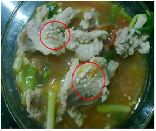 Chung nhau mo lon don Tet - nguy co nhiem san cao hinh anh
