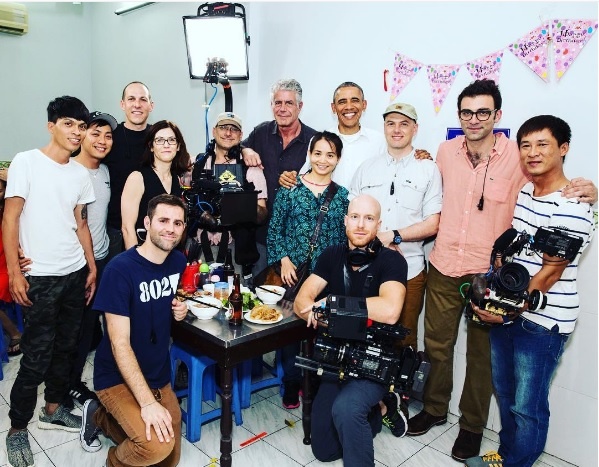 Obama ăn bún chả ảnh 1 Obama an bun cha anh 1