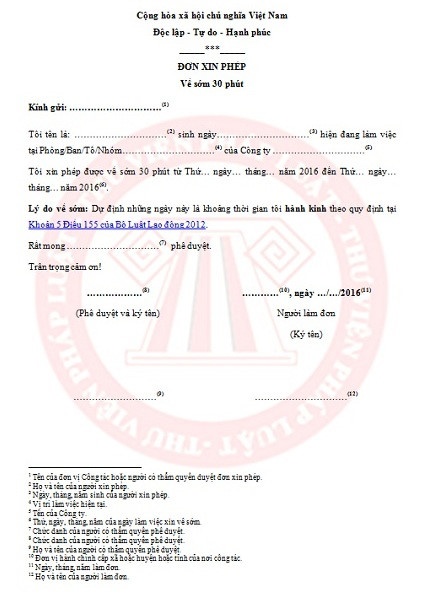 don xin nghi 30 phut ngay den do anh 1