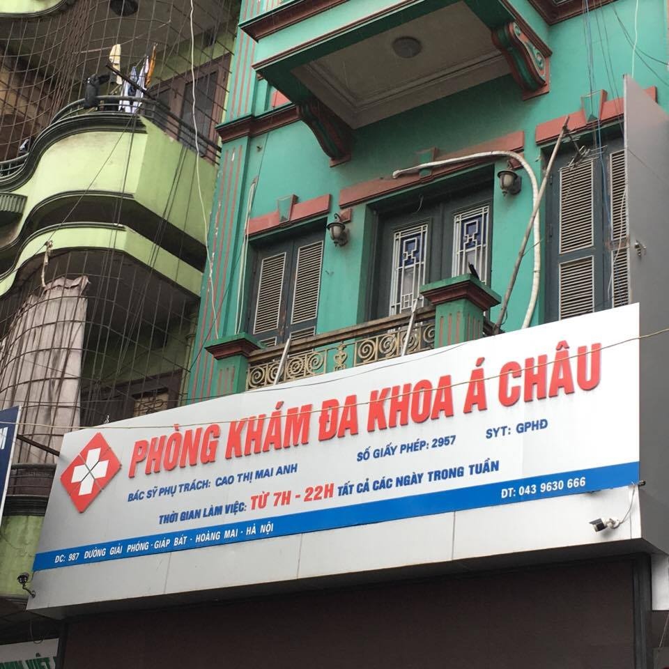 Dung hoat dong Phong kham Da khoa A Chau hinh anh